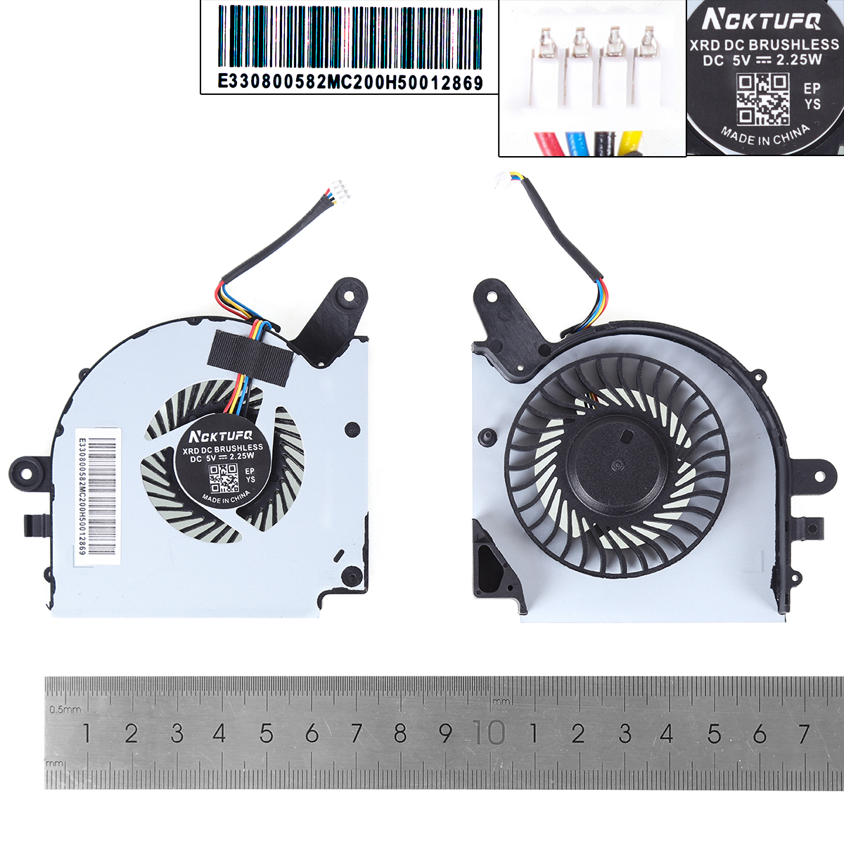 Picture of New Replacement CPU Cooling Fan For MSI GF75 MS-17F1 17F2 17F4 17F5 N415 N416 （CPU,High copy） N/A Layout